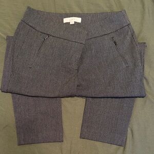 LOFT black Trousers with white dots